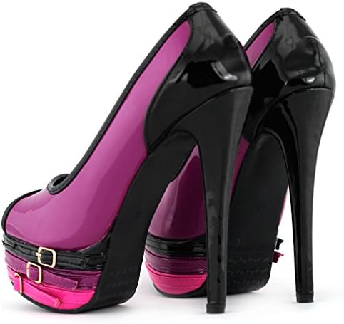 SHOW STORY Elegant Blue and White China Platform High Heel Stiletto Ankle Boots,LF80843BU38,7US,Blue | Image 2