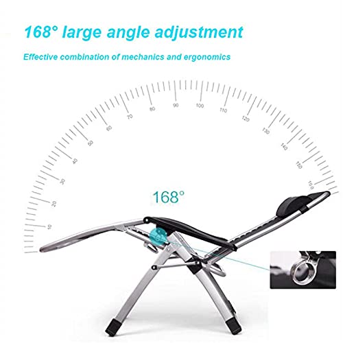 Zero Gravity Lounge Chair, Outdoor Chair, Chaise Longue Chairs Folding Adjustable Recliner, Folding Patio Chairs Reclining Comfortable Relaxing Folding Chair Folding Chair Lawn Chair Lounge Chair ( Co #TOP1
