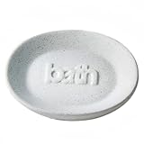 Jaboneras Jabonera de cerámica esmerilada Color sólido, Platos ovalados, Bandeja Porcelana Soporte(Green)