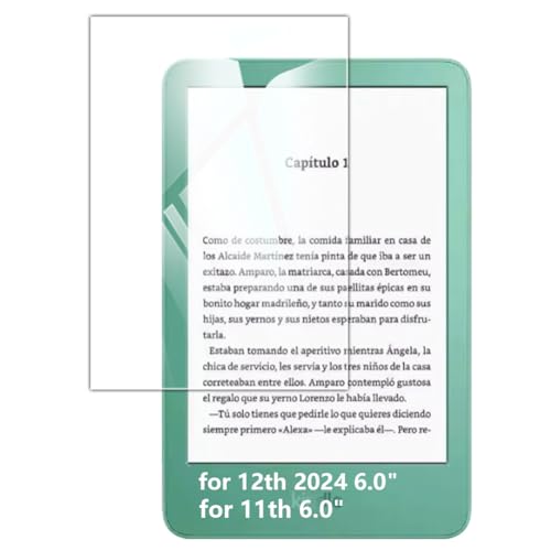 Protector de Pantalla Vidrio Templado Kepuch Pack 2 para Kindle 6"