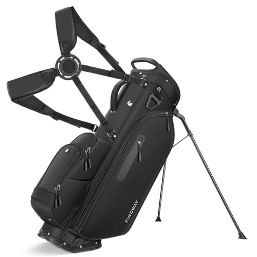 Findway 5-Way Golf Stand Bag with Rain Cover