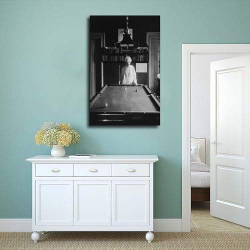 Impression sur toile Mark Twain billard 50x76 cm pour bureau - 4