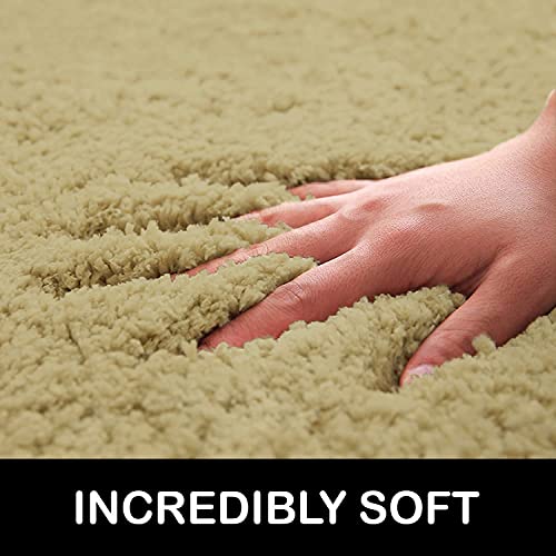 Image of Flooring India Co Newman Carpet 2500 GSM Super Soft Anti Skid Area Rugs for Home Decor, Bedroom (4x6 Feet, Gold, Anti Gold)