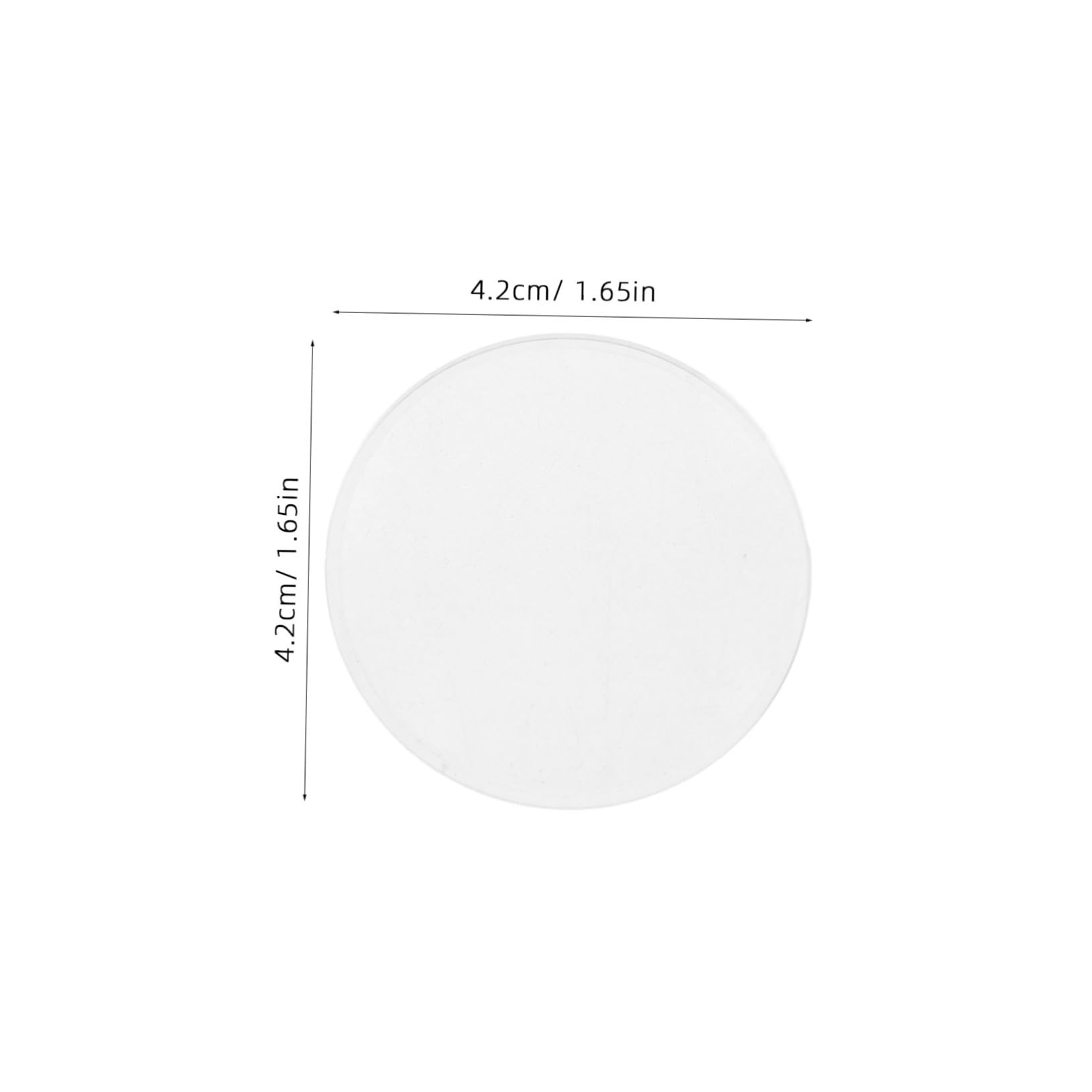 HOLIDYOYO 10pcs Double Convex Lens Magnifying Tool Optical Lens for Reading Jewelry Inspection and Classroom Use High Transparency Magnifying Glass