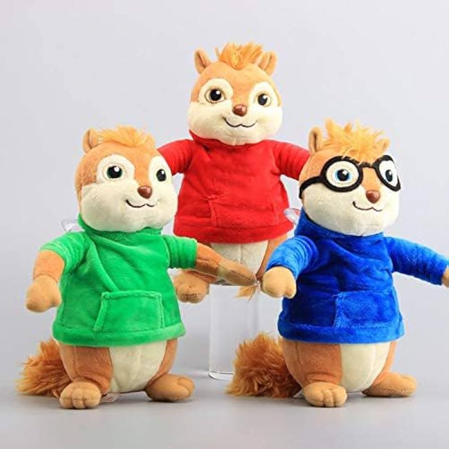 peluches de alvin y las ardillas 3