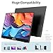 InnoView Portable Monitor, 15.6 Inch FHD 1080P HDMI USB C Second External Monitor for Laptop, Desktop, MacBook, Phones, Tablet, PS5/4, Xbox, Switch, Built-in Speaker with Protective Case