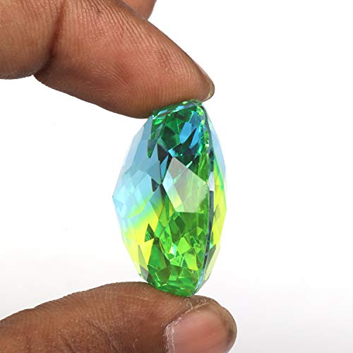 REAL-GEMS 89.00 Ct Round Shaped Multi Color Ametrine with Enhance Quality3