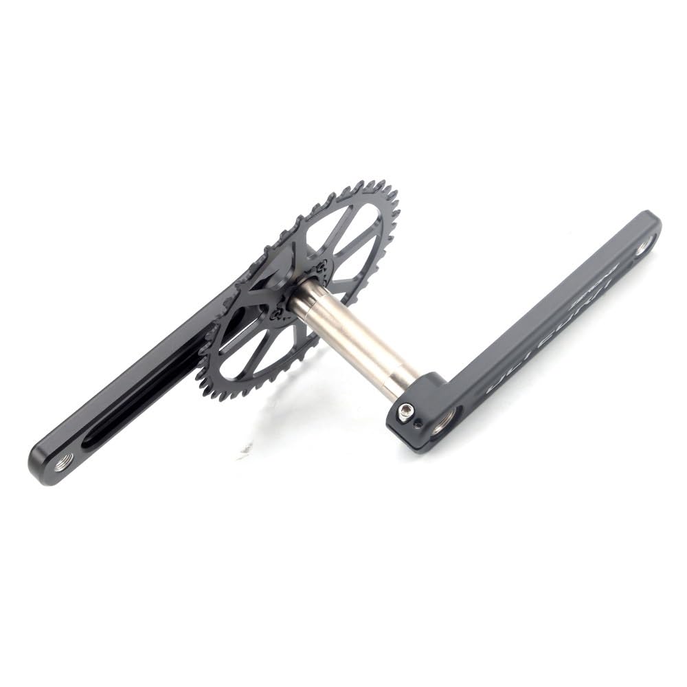 Zestaw korbowy 170 mm rower zestaw korbowy 40T 42T 44T 46T 48T 50T pojedyncza tarcza korbowa aluminiowa zestaw korb rowerowych suport na drogę