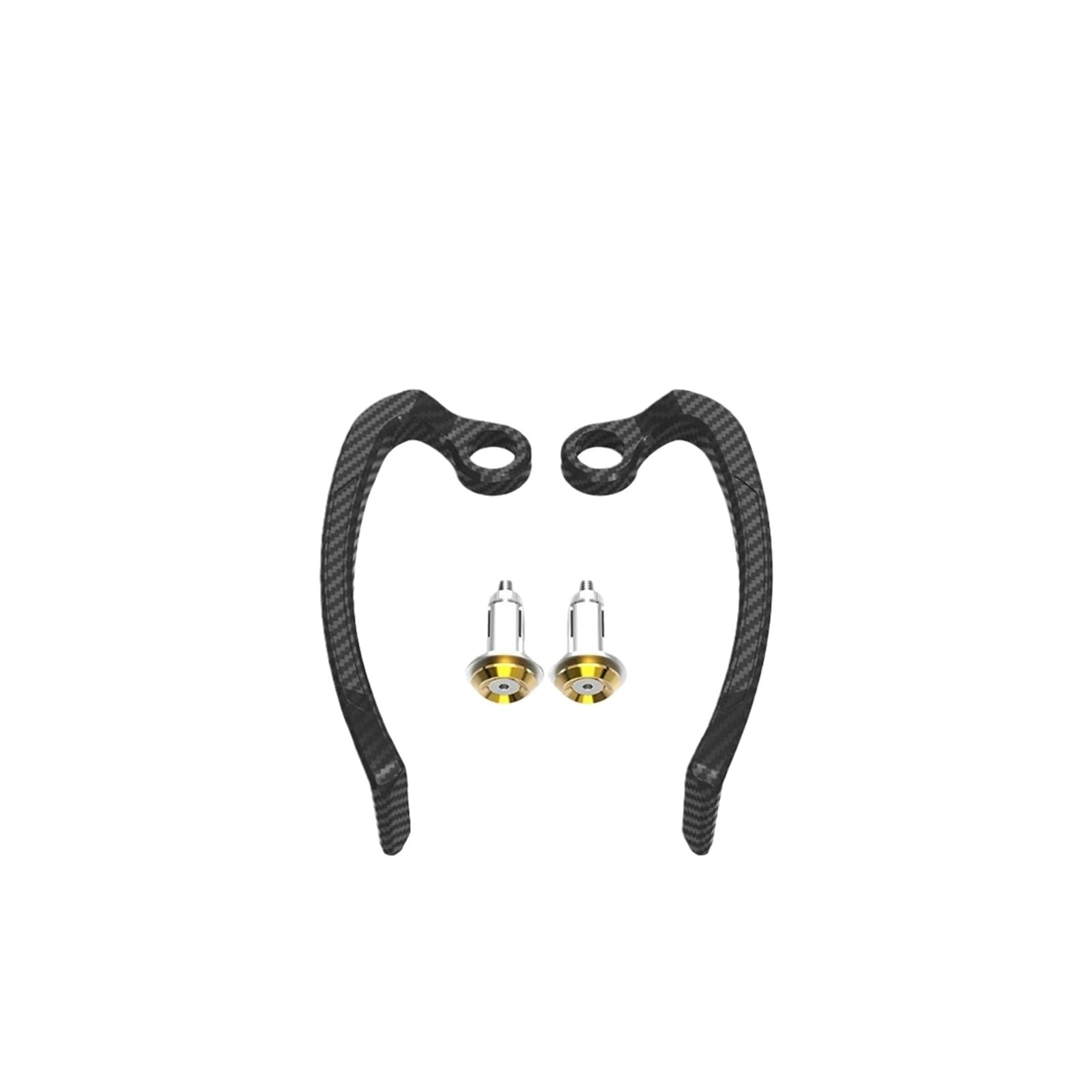 Mreqning Golden 1 Set Motorcycle Lever Guard Universal Cnc Aluminum Alloy Motorcycle Accessories Handlebar Bow Grips Brake Clutch Levers Modification Protective.