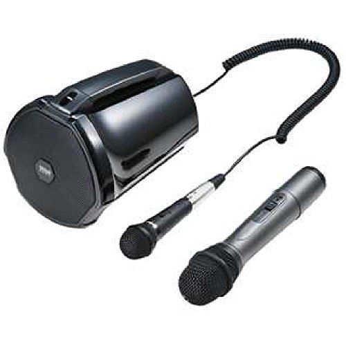 サンワサプライ ワイヤレスマイク付き拡声器スピーカー MM-SPAMP3 希少 Amazon | サンワサプライ ワイヤレスマイク付き拡声器スピーカー MM
