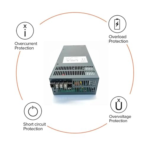 Alimentation à découpage 12V 1000W réglable à ventilation active - 5