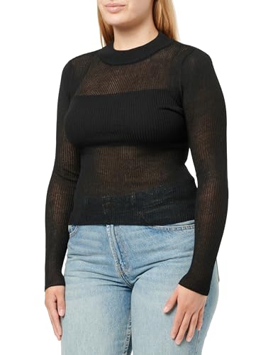 Hugo Sudaderas para Mujer Slumy_b Knitted_Sweater, 001negro, M