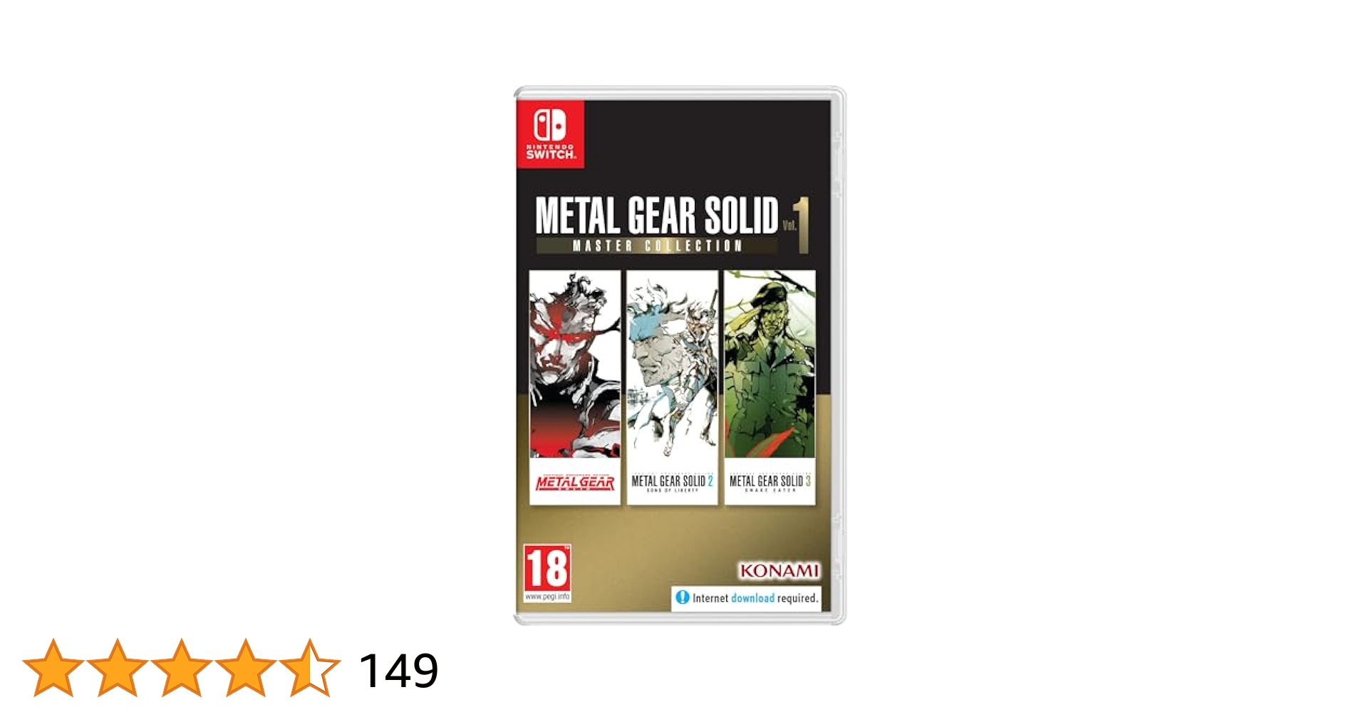 【送料無料】新品 Switch メタルギアソリッド マスターコレクション メタルギアソリッド』マスターコレクション第1弾Nintendo Switch