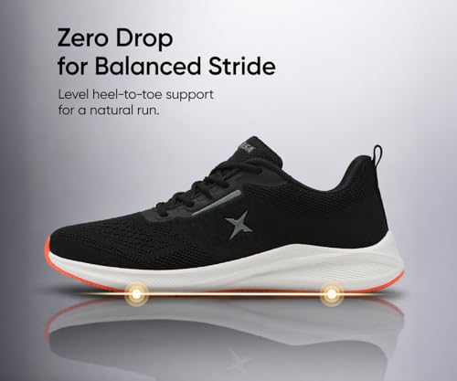 Image of Kraasa Men's Running Shoes | Breathable Mesh Upper | Lightweight Phylon Sole | Cushioned EVA Insole | Comfortable Sports & Casual Sneakers for Gym, Walking & Daily Use
