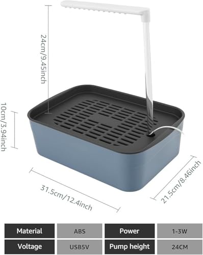 Bañera para jaula de pájaros que soluciona la limpieza del plumaje con ducha USB 8
