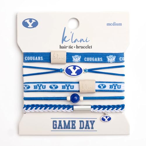 K'lani Game Day �w�A�^�C�u���X���b�g ? 5�p�b�N �L�k�� ����̂Ȃ��w�A�^�C&�X�^�C���b�V���ȃu���X���b�g ? ������p�̃`�[���J���[�A�N�Z�T���[ - BYU�AM