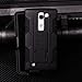 LG Escape 2 / LG Spirit Case, Cocomii Robot Armor NEW [Heavy Duty] Premium Belt Clip Holster Kickstand Shockproof Hard Bumper [Military Defender] Full Body Dual Layer Rugged Cover C70 H445 (Black)