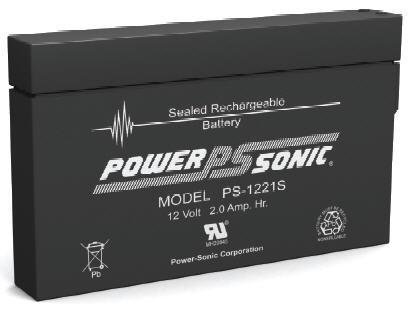 Sealed Lead Acid Battery 12V 2.0AH 100mA PRESSURE CONTACTS