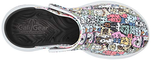 Skechers Womens Foamies Go Walk 5 - Dog Lover Clog, Black/Multi, 10 Us #TOP4