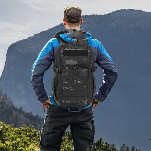 Image of HUNTVP Tactical Backpack Military MOLLE Backpack Hunting Rucksack Gear Assault Pack 25L WR
