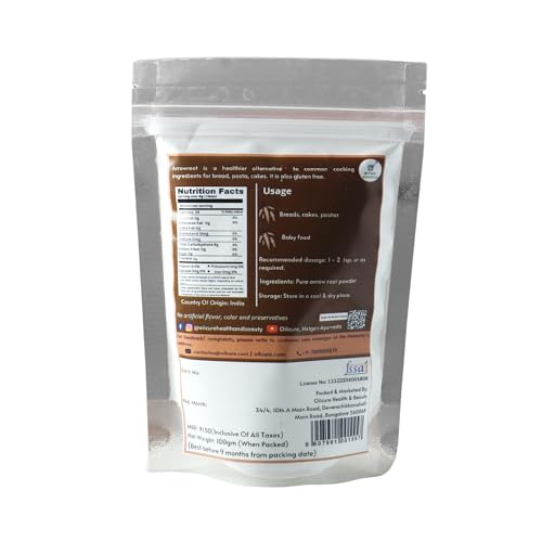 Nxtgen Ayurveda Arrowroot Powder | 100gms | Ararot | Pure