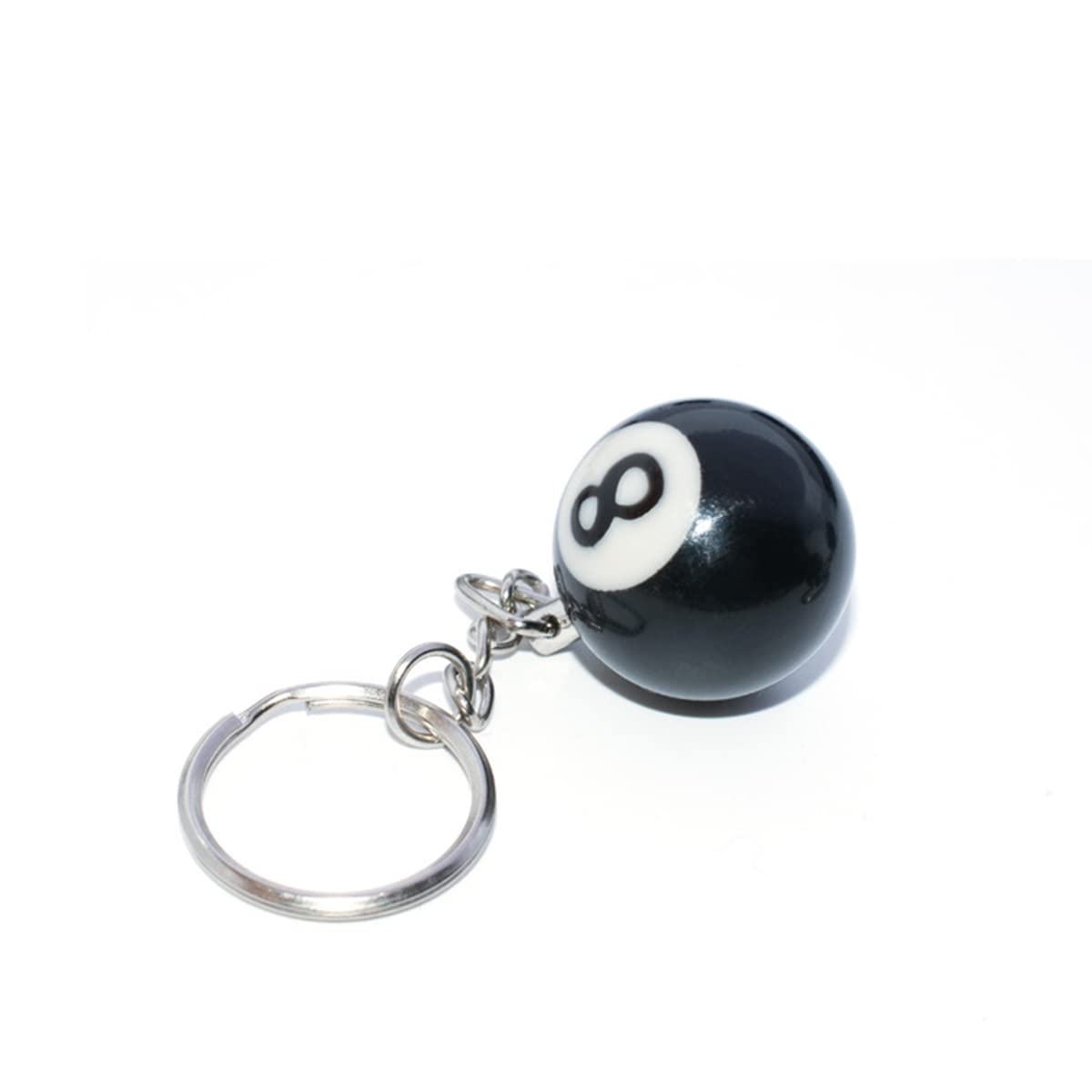 kapitomanio8 Ball Keychain Cool Personalized Pool Ball Key chain for Men, Lucky Black NO.8 Small Keychain for kids, Personalized Fathers Day for Dad Husband Gifts