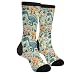 YISHOW Flowers Dinosaurs Socks Gifts For Men Women Funny Novelty Dress Socks