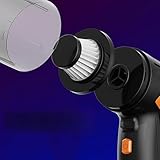 KIMISS Aspirateur de Voiture Multifonction Portable Haute Puissance, Pompe de Gonflage de ...