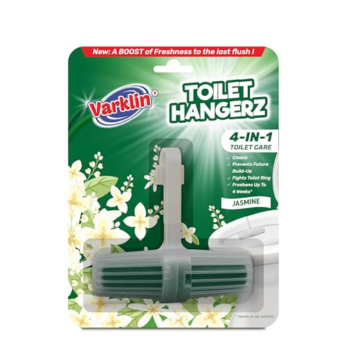 Image of 35g Toilet Rim Hangerz - Jasmine | Automatic Bowl Cleaner | Delightful Jasmine Aroma for a Fresh Washroom | Easy-to-Use Toilet Bowl Cleaner | Hygienic & Sparkling Toilets Up to 4 Weeks