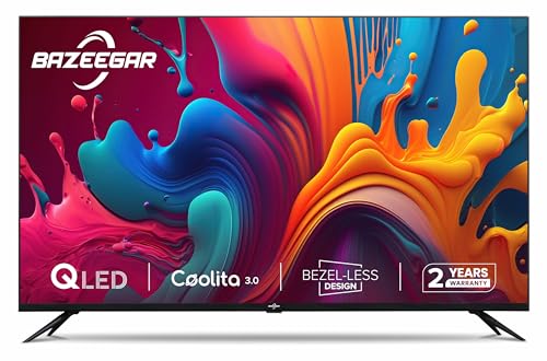 Image of 101 cm (40 inches) Glow Series HD Ready Smart QLED Linux TV BAZQL40S1 (Black)