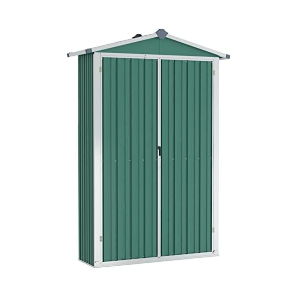Leepesx Gerätehaus, Geräteschuppen, Gartenhütte, Fahrradgarage, Gartenschuppen, Gartenhã¤User & Aufbewahrung, Grün 107… – Bild 5