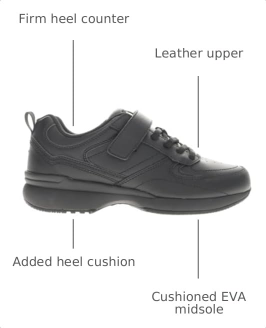 Image of Propet Womens LifeWalker Flex Slip On Sneakers Shoes Casual - Black