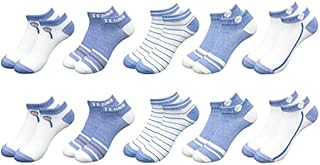 10 par damskich i męskich skarpet do sneakersów, bawełniane, sportowe, krótkie, dla dziewcząt, młodzieży, rozm. 35-38