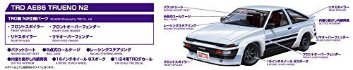 Modelo plástico 1:24 TRD Toyota AE 86 Toruno N miniatura 3
