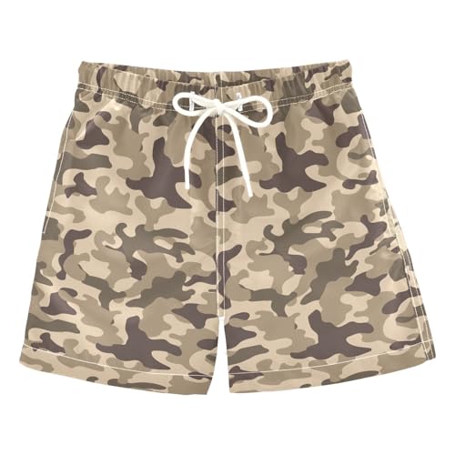 Boys Swim Trunks Quick Dry UPF 50+ Beach Board Shorts Kids Bathing Suits Swimsuit 2T Camouflage Pattern 86