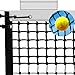 Tennis Net, Thicken Double 6 Rows Nets, Heavy Duty Professional Tennis Court 42FT Net Replacement Portable Nets Nylon for Outdoor/Indoor Standard Courts [ Include Center Strap ]