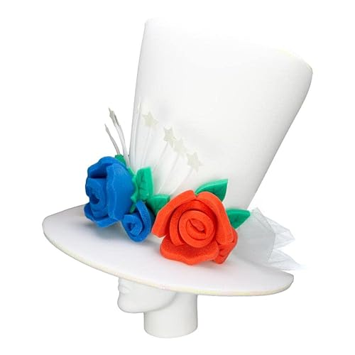 Vista 3 de FOAM PARTY HATS: Venezuela Bride Hat - Wedding Party Hat - Hora Loca Hat - Bachelorette Party Hat - Bridal Shower Hat - Wedding Hair Vine Hat