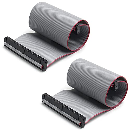 Câble plat IDE PATA 64 broches Fielect gris de 30 cm pour équipement électrique