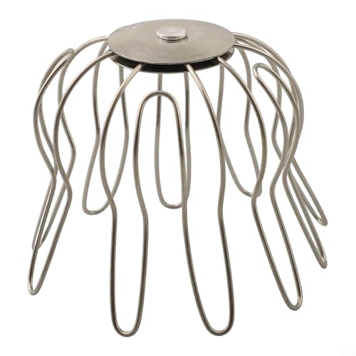 Stainless Steel Gutter Guard Strainer for Rain Pipe Cap, Roof Drain Cover, Balcony Drain Grate and Floor Drain Protector, Downspout Debris Blocker with Mesh(50-70mm)