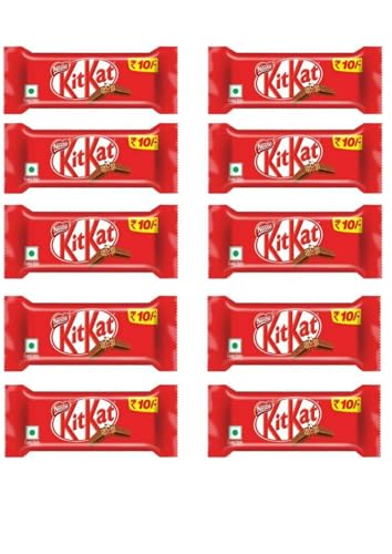 Image of Nestle Kitkat Chocolate-10 X 12.8 Grams(Pack Of 10)