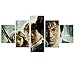 Harry Potter 5 parti canvas stampa artistica moderno per la decorazione della decor room poster camera da letto pittura decorativa domestica-senza cornice