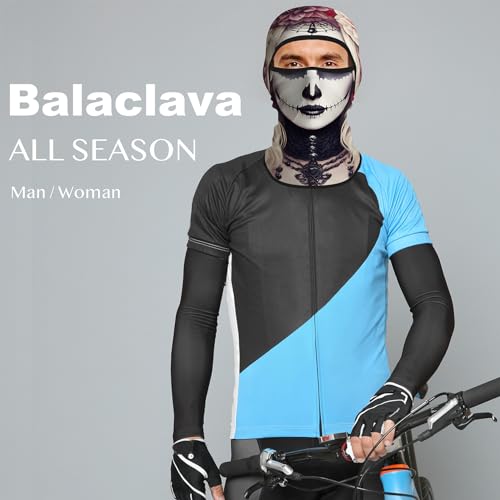 Image of Obacle Balaclava Face Mask Men Women for Sun Protection Motorcycle Fishing Raves