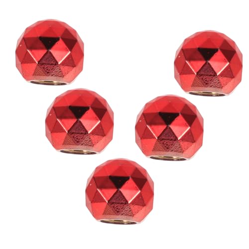 OUNONA 5pcs Universal Tire Valve Caps Valve Dust Caps for Cars Bicycles Elegant Design