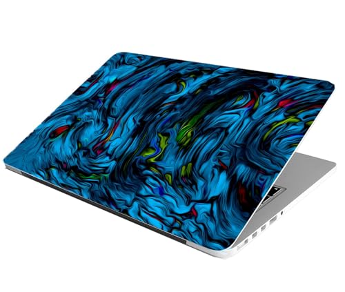 Image of Laptop Skin Stickers HD Quality Sticker for Laptops Upto 15.6 inch (Dustproof|Waterproof|Scratchproof|Reusable) - BE BL SCRBL