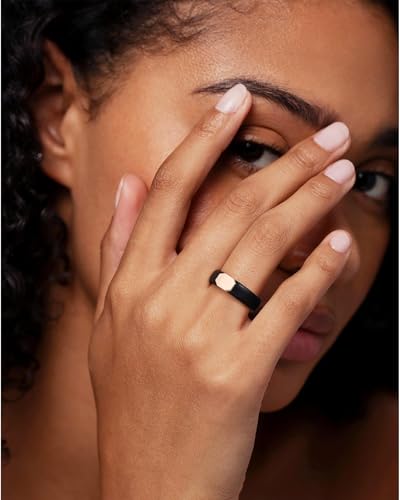 Image of Egnaro Silicone Wedding Bands Women, Inner Arc Ergonomic Breathable Design