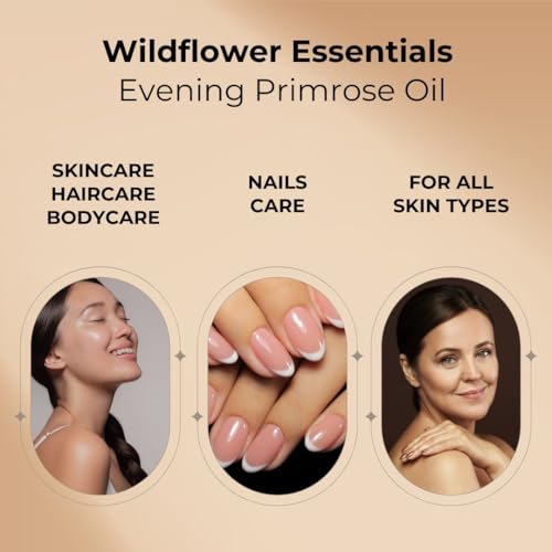 Image of Evening Primrose Oil (Oenothera biennis) Cold Pressed Carrier Oil For Face, Hair, Skin, Body (30 ML)