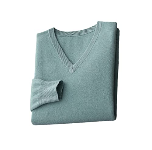 Pull en cachemire col V homme veste tricot décontractée pour l'hiver