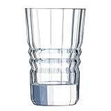 6 vasos bajos de cristal y tallados