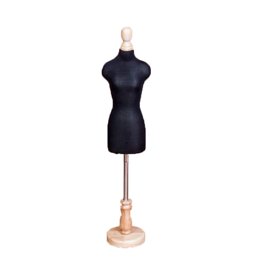 Schneiderpuppen Schneiderbüste Kleiner Schneider-Dummy-Weibchen, Mini-Puppen-Kleid-Form-Formular-Schaufensterpuppe-Kleidermännchen Manikins Dekoration Puppenhauszubehör, Einstellbare Höhe