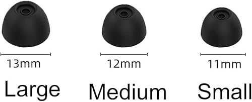 Miniatura 3 de 12 pares de almohadillas para Galaxy Buds 2 y Galaxy Buds Plus, S M L 3 tamaños de silicona de repuesto para auriculares compatibles con Samsung